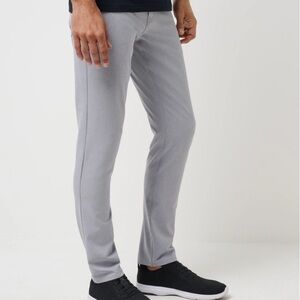 Travis Mathew Level Up Slim Fit Golf Pants Grey 1MQ597 Chino Flat Front